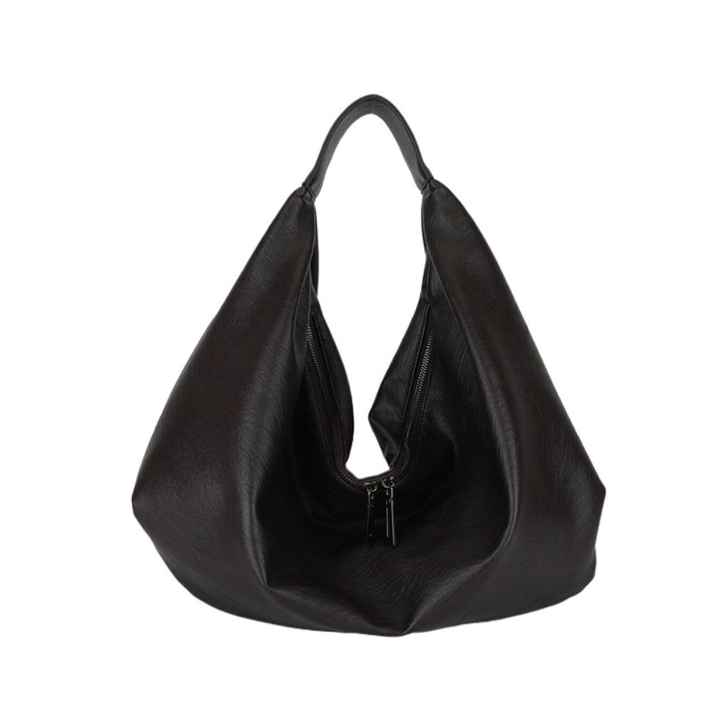 Retro Large Capacity Underarm Bag Japanese Style Versatile Commuting Handbag  School