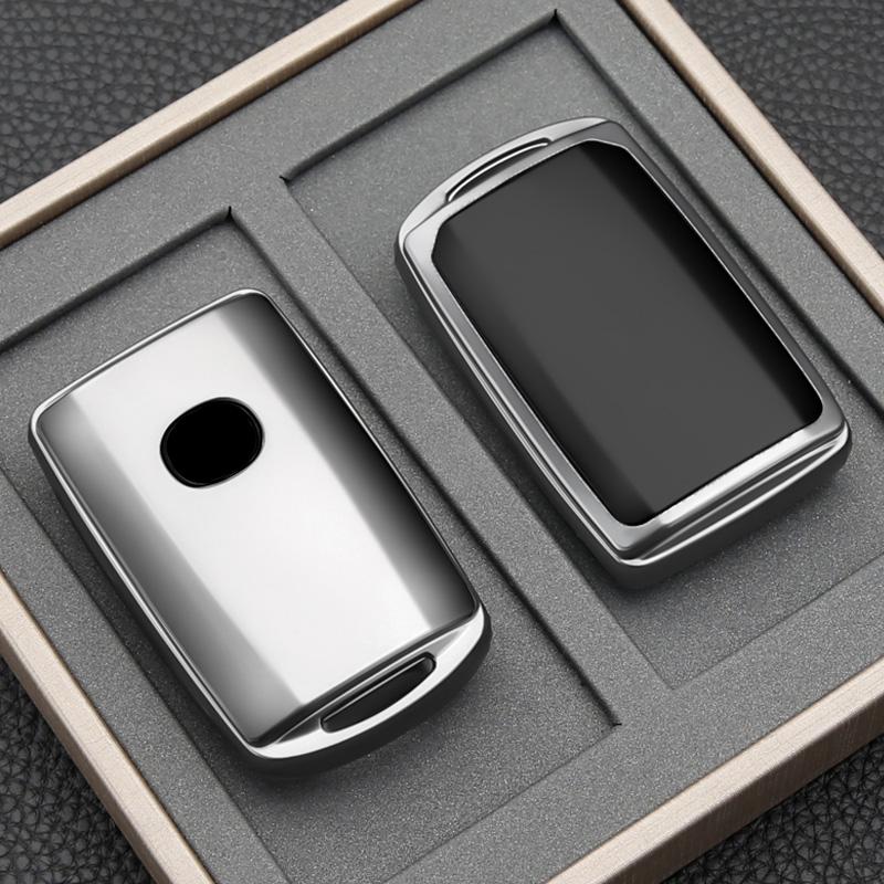 Key Fob Cover Soft Key Case Holder For Mazda Cx-5 Cx-30 Cx-50 Cx70 Cx90 3 6 Cx-9 Mx-5 Miata 3/4 Buttons Car Key