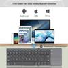 OLOEY Ultra-thin Tri-fold Bluetooth Keyboard with Touchpad