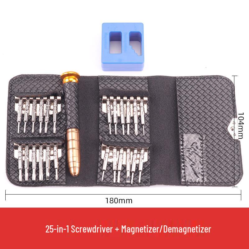 38-in-1 Multifunction Ratchet Wrench & Screwdriver Bit Set for Household & Mechanical Repairs