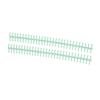 10 Pcs Loose Leaf Binding Spine 30 Hole Cuttable Wear Resistant PP Plastic 10mm Binding Comb for Student