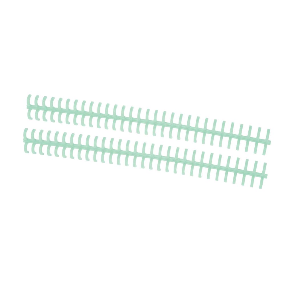 10 Pcs Loose Leaf Binding Spine 30 Hole Cuttable Wear Resistant PP Plastic 10mm Binding Comb for Student