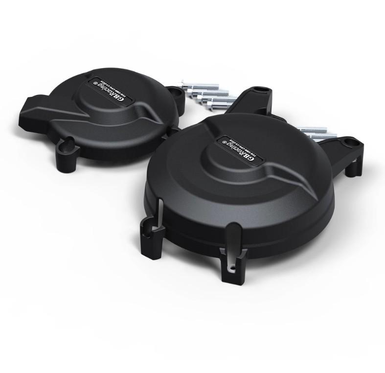 Husqvarna Black/White Arrow 701 Engine Anti-Fall Side Protection Cover (2018-2020 Models)