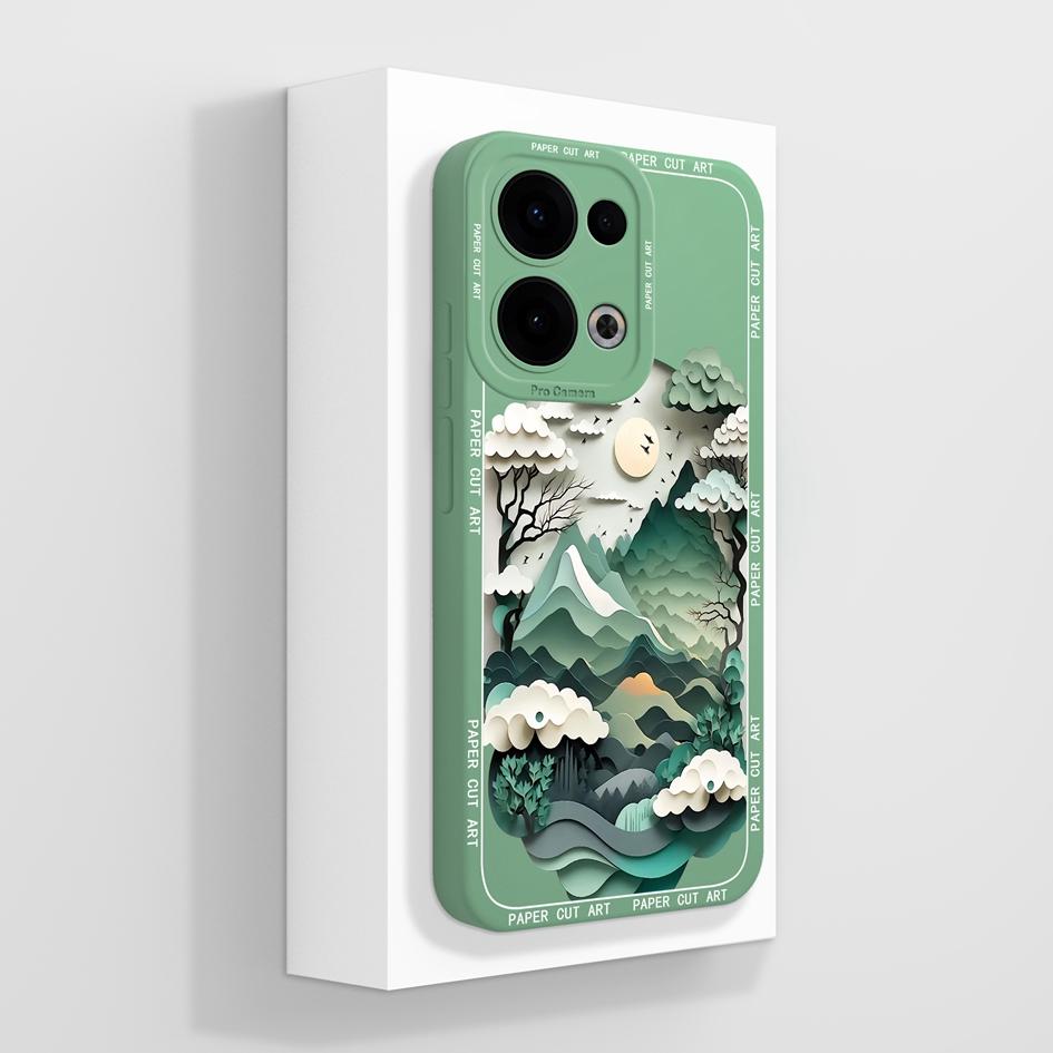 Für Oppo Reno13 Pro 12F F27 A3 NFC Realme C75 Realme 14 Pro Plus A40 A40m A60 Hülle Hübsche Avocado Weiche Flüssigkeit Silikon Stoßfeste Abdeckung für Oppo Shell