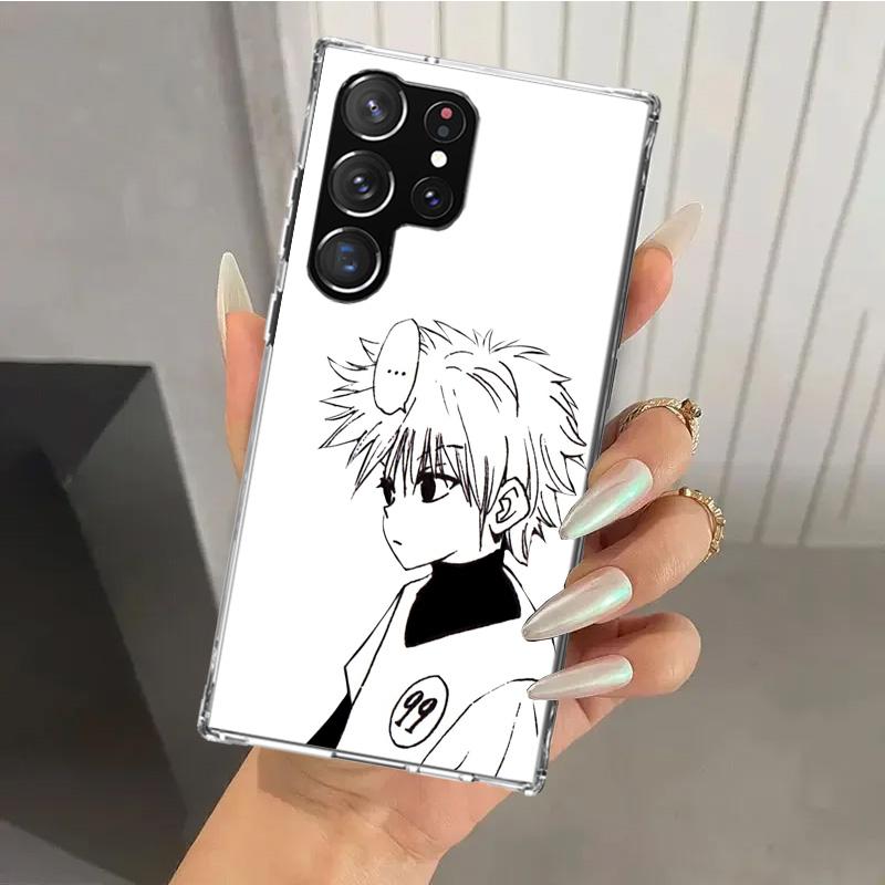 Black White Hunter HXH Phone Case for Samsung Galaxy S26 S24 S23 Ultra S25 Edge S22 S21 Plus S20 FE + Soft Print Shell Funda Gal