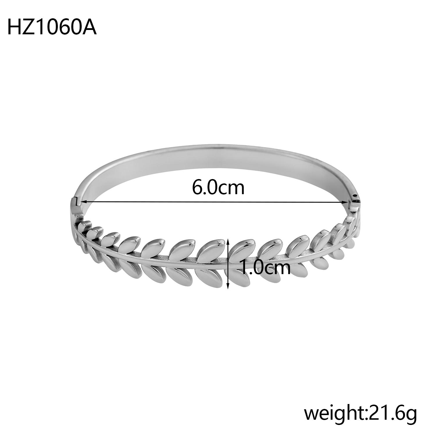 

CARLIDANA High Quality Summer Jewelry Tarnish Free Stainless Steel Mandala Flower Bangles Girl Gold Color Leaf Bangle Jewelry