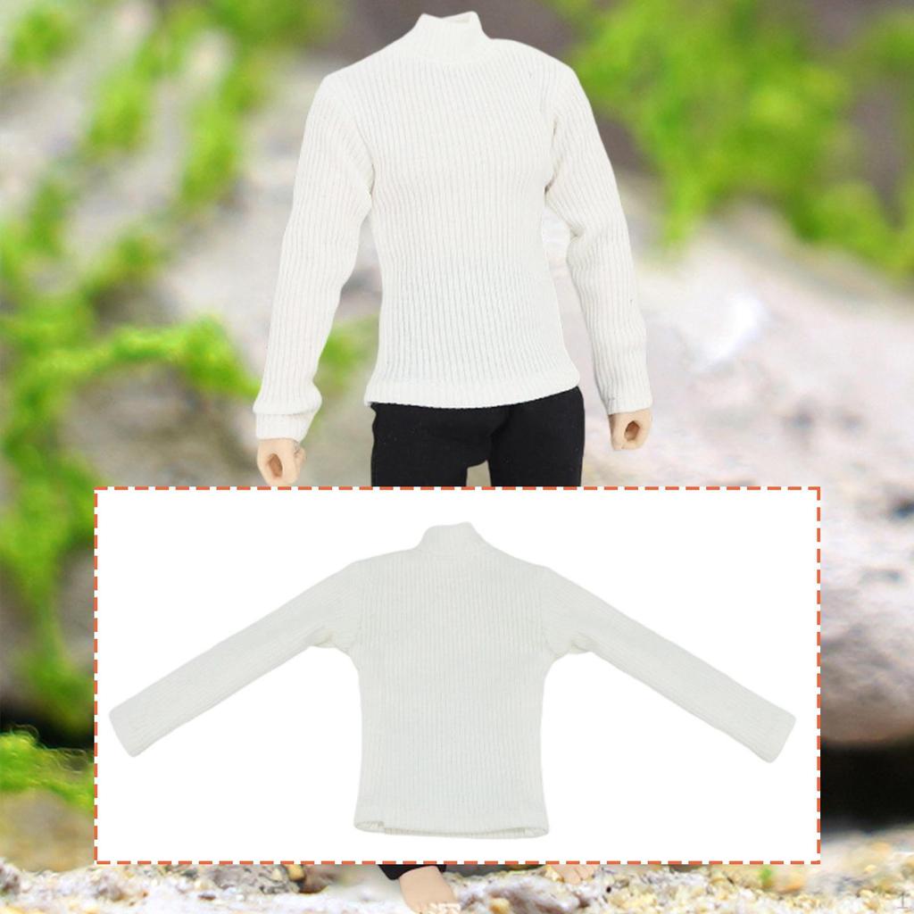 1/6 Action Figure Clothes 12 inch Male Dressing up Long Sleeved Model Trendy Doll Knitted
