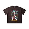 260 GSM Doppelgarn 32er Zählart 100% Baumwolle Cyberpunk Edgerunners V2 Rebecca Druck Unisex Schweres Baumwoll-T-Shirt