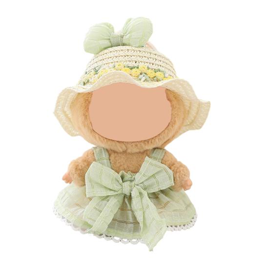 Doll Clothes Set Fashion Hat Skirt Outfit Stylish Accessories Dolls Elegant Display Plush Dolls Outfits