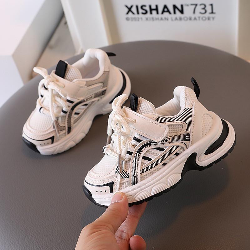 Childrens Spring Breathable Running Shoes With Slipresistant Soles For Active Boys And Girls