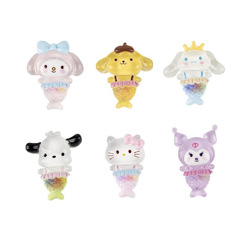 Sanrio Mermaid Resin Accessories DIY Phone Case & Clog Patches