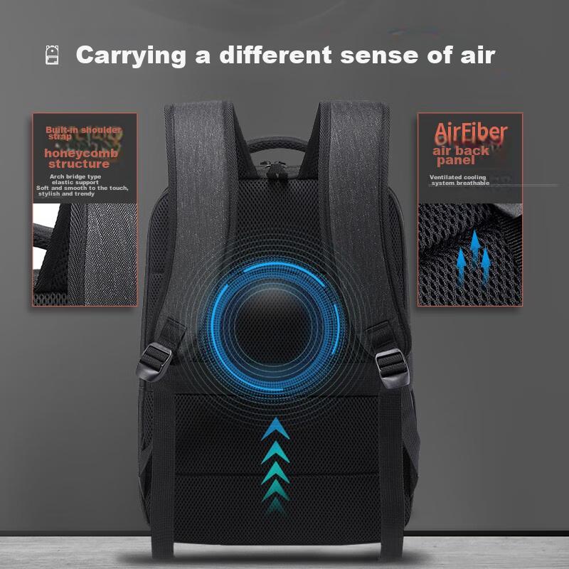 VICTORIATOURIST Backpack for Men, 16-Inch Laptop Bag, Large Capacity Travel Bag, Business Backpack, College Student Schoolbag