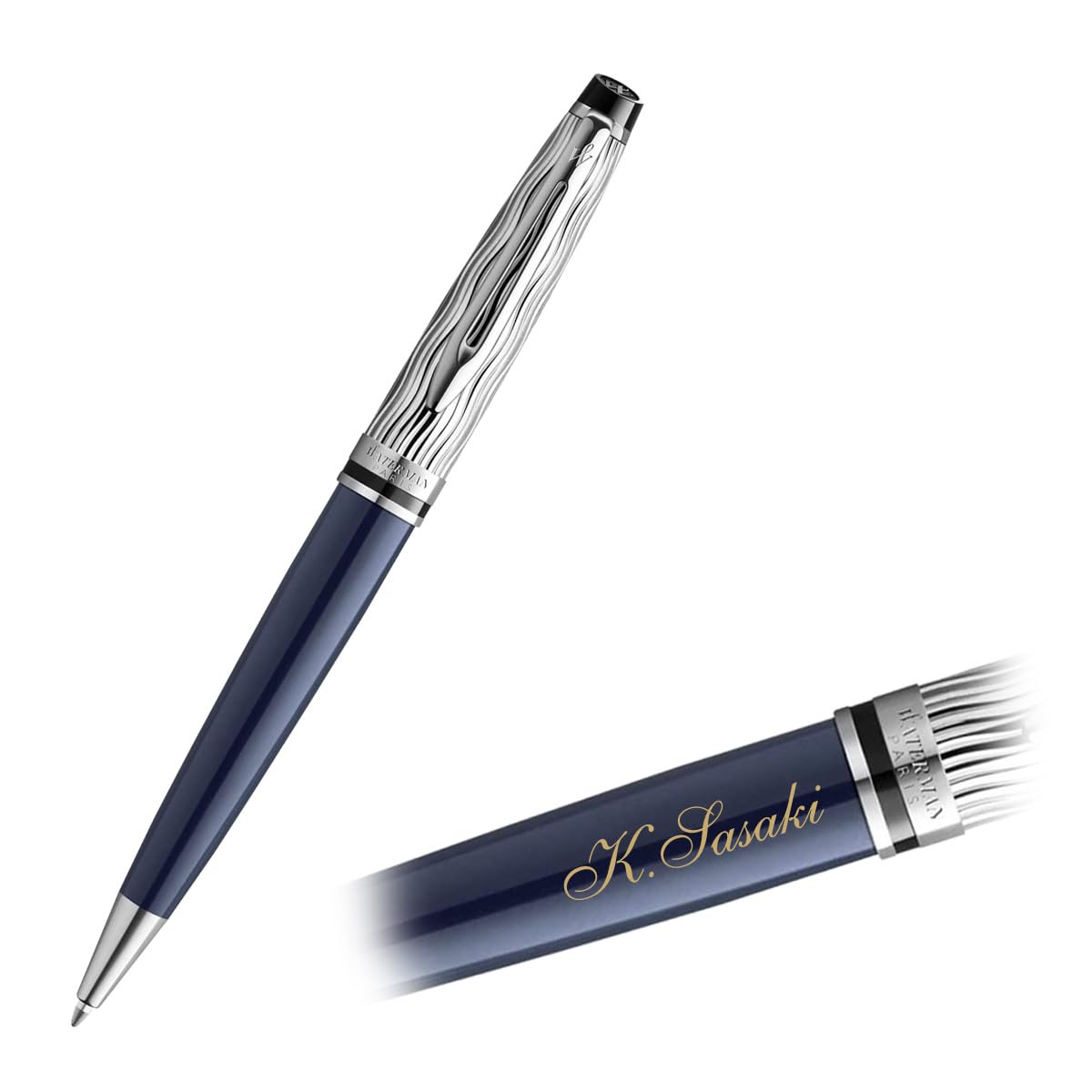 

WATERMAN Персонализированная шариковая ручка Expert Deluxe Синяя CT Специальная серия