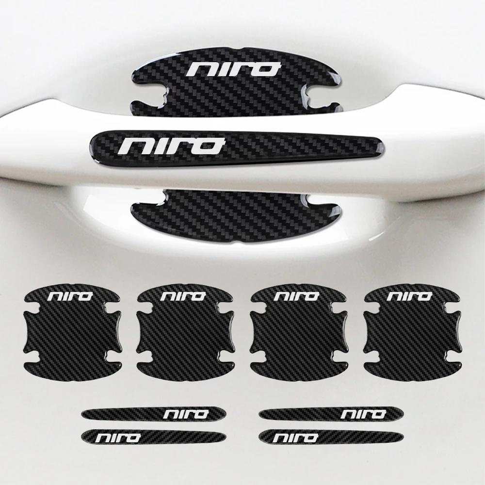 MTDY7 8Pcs/1Set Car Door Handle Protective Stickers For Kia PICANTO MOHAVE RIO CARNIVAL SELTOS NIRO CARENS CERATO VENGA K5 Accessories