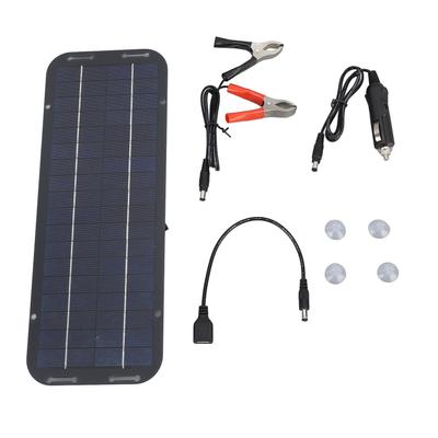 12V 5W Portable Solar Panel Renewable Polysilicon Car Boat Power Solar Panel Portable Solar Panel