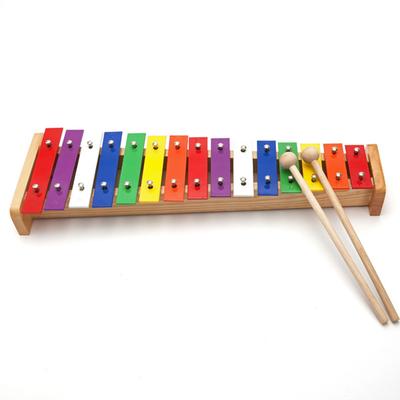 15 Notes Xylophone Colorful Children Educational Xylophone Kids Hand Knock Piano for Early