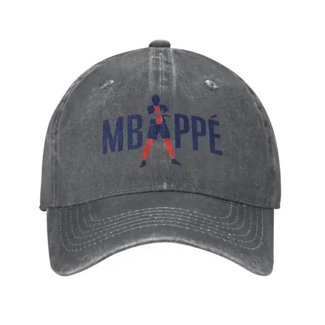 Classic Unisex Cotton KM Mbappes Football Soccer Baseball Cap Adult Adjustable Dad Hat Women Unisex Hip Hop