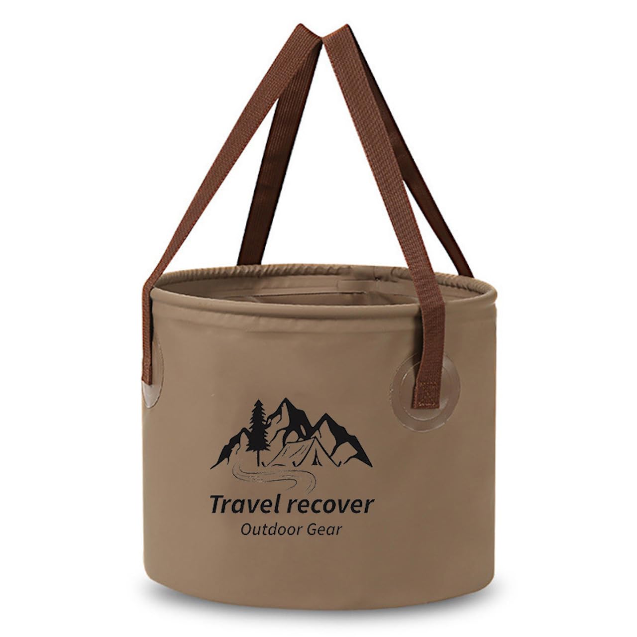 

Folding Bucket for Water Small Item [Queen-b] Camping, Outdoors, Fishing, Compact, Lightweight, Waterproof, Foldable, Play, Harvesting, Bag,