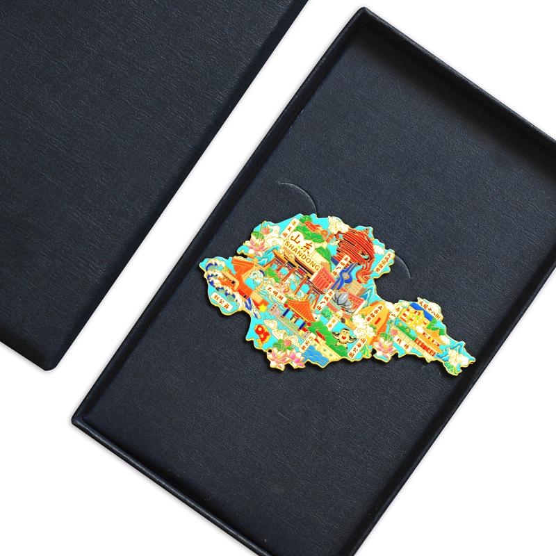 Binzhou Gelber Fluss Turm Magnet, Haifeng Pagode & Zhonghai Park. Kulturtourismus-Geschenk.