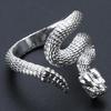 Gothic Rattlesnake Wrap Ring Serpent Adjustable Ring Unisex Birthday Jewelry