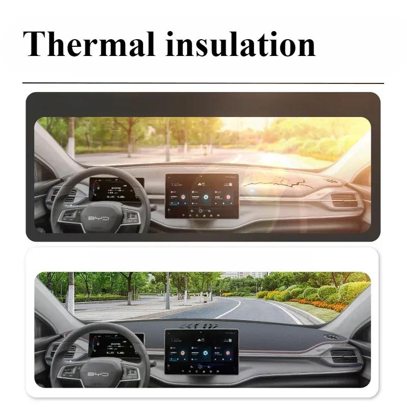 Central Control Dashboard Sunscreen Dark Pad For BYD KING DMI BYD Chazor Interior Supplies Modified Parts Accessories Sunshade