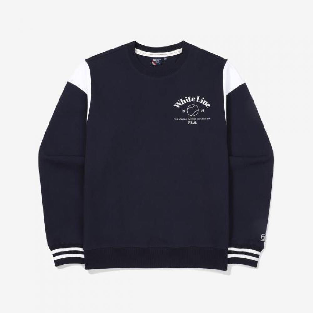 Fila Tennis Life Sweatshirt Tipping navy/90