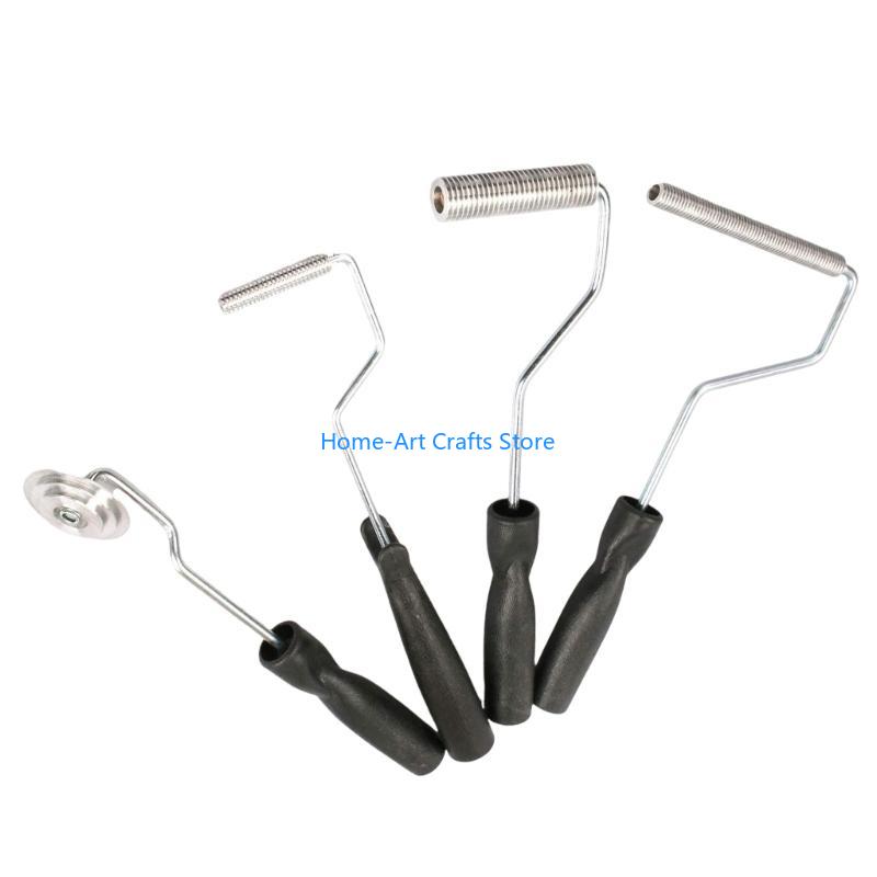 Y3NA 4Pieces Bubble Removal Tool Fiberglass Roller For Fiberglass Resin Lamination CN
