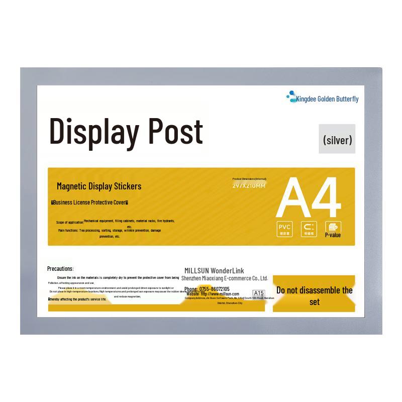Kingdee Document Display Pockets