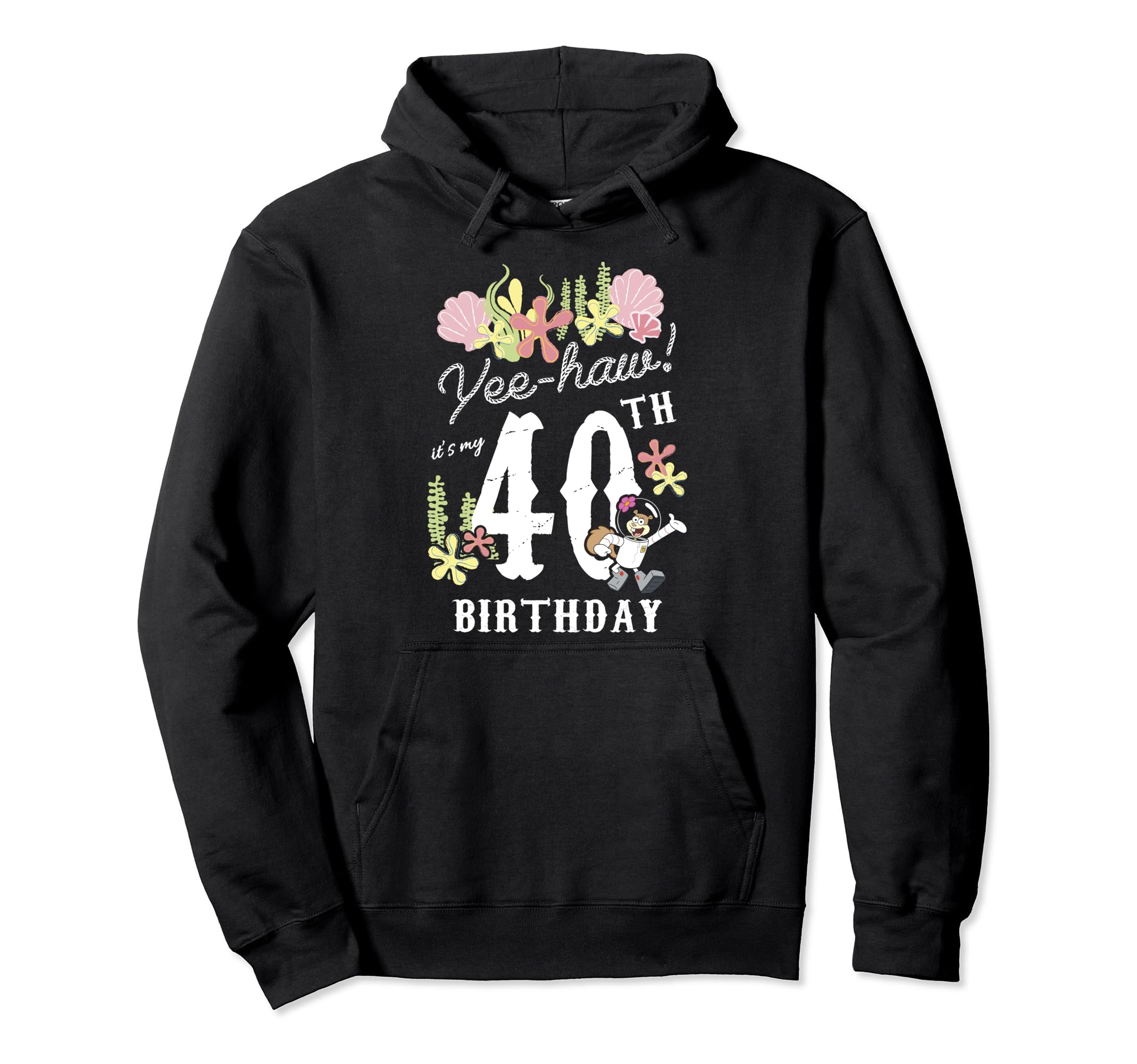 

Nickelodeon Spongebob Squarepants Sandy Cheeks 40th Birthday Hoodie