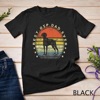 Bester GSP Papa Aller Zeiten Hundeliebhaber Besitzer Deutsch Kurzhaar Unisex T-Shirt