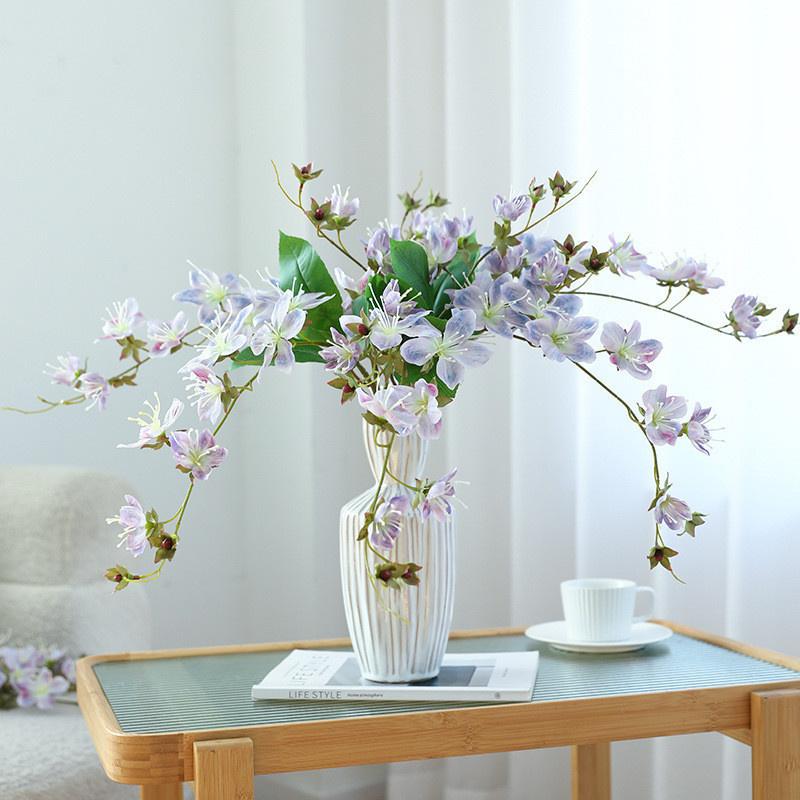 3D Printing High-quality Simulated Flower Hanging Silk Flower European Style Home Decor Hotel Soft Decoration Wedding Hanging Silk Jasmine