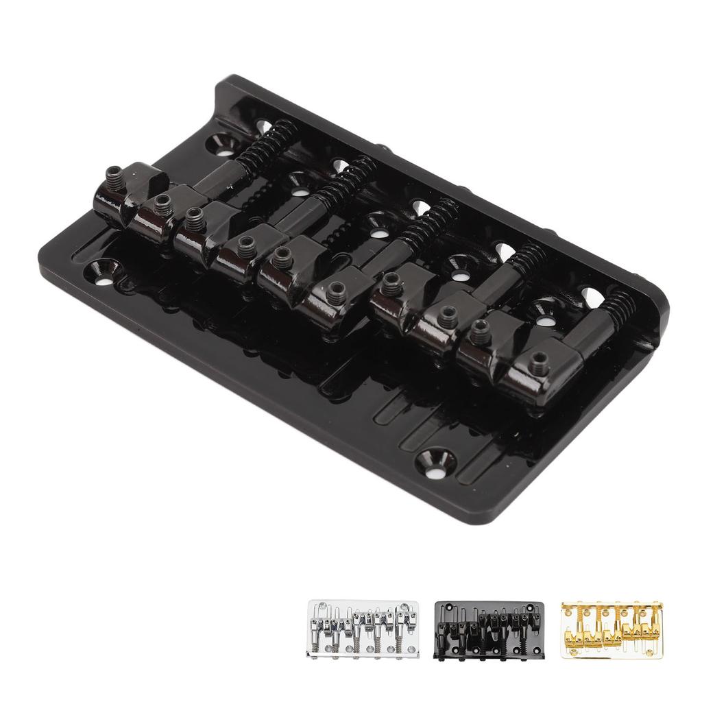 5 String Bass Bridge Adjustable Saddle Zinc Alloy Exquisite Retro Electric Bass Guitar Bridge