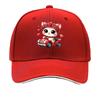 Cute Kitten Driving Red Car Heart Rose Crown Sandwich Baseball Cap Unisex Women Sun Cap Outdoor Workouts Hat