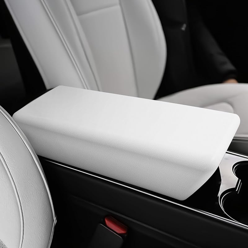 Center Console Non-Slip Armrest Cover – Specifically Designed For The New Tesla Model Y 2025 2026 Refresh (Juniper) And Tesla Model 3 Refresh