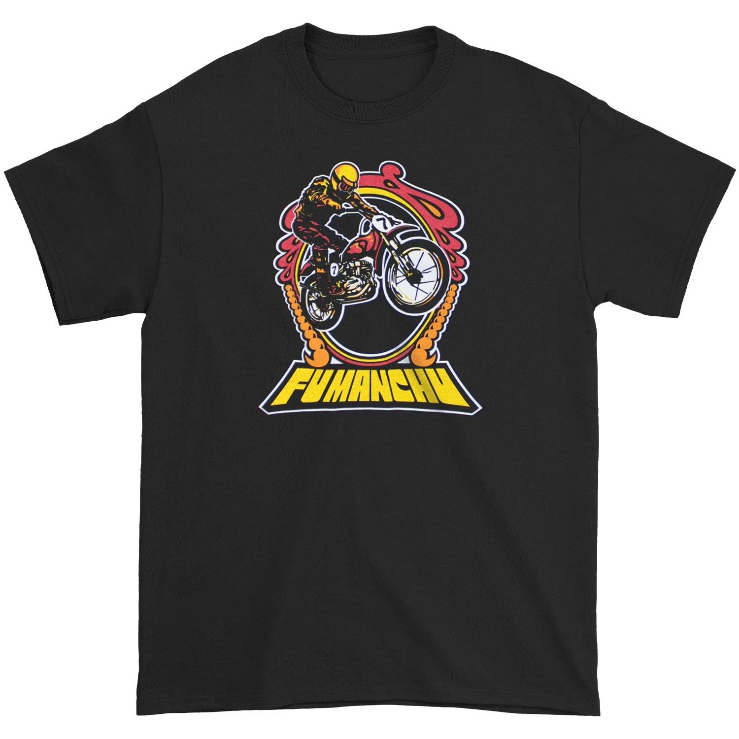 Men s Fu Manchu Bultaco T-shirt Large Black S