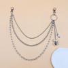 European & American Trendy Hip Hop Skull Spider Pendant Waist Chain for Women