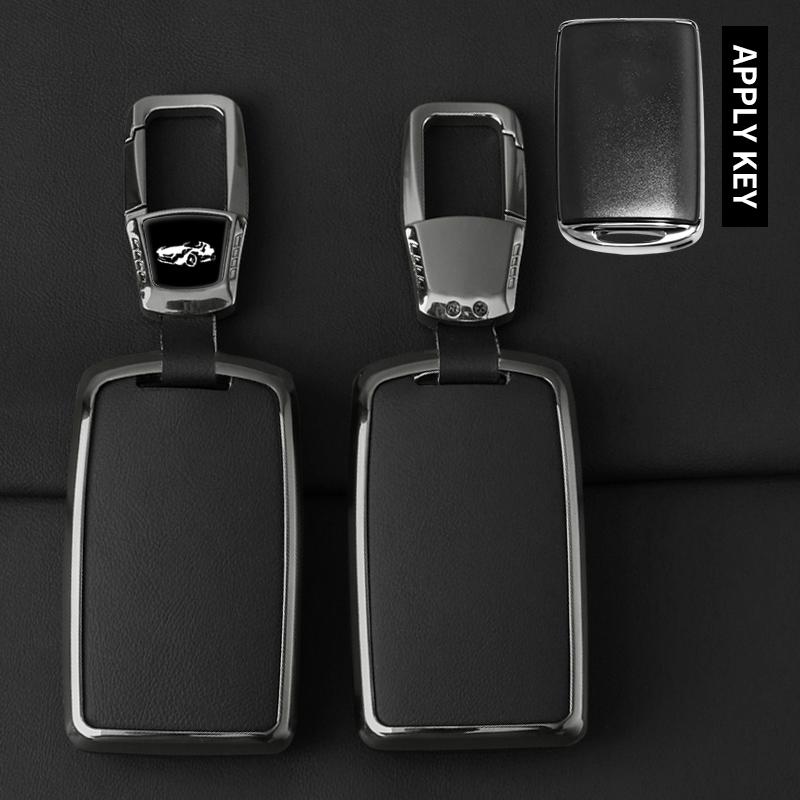 Metal Leather Car Key Case Cover For Mazda 3 Alexa Cx30 Cx-30 Cx3 Cx-3 Cx5 Cx-5 Cx8 Cx-8 Cx9 Cx-9 Protected Shell Accessories