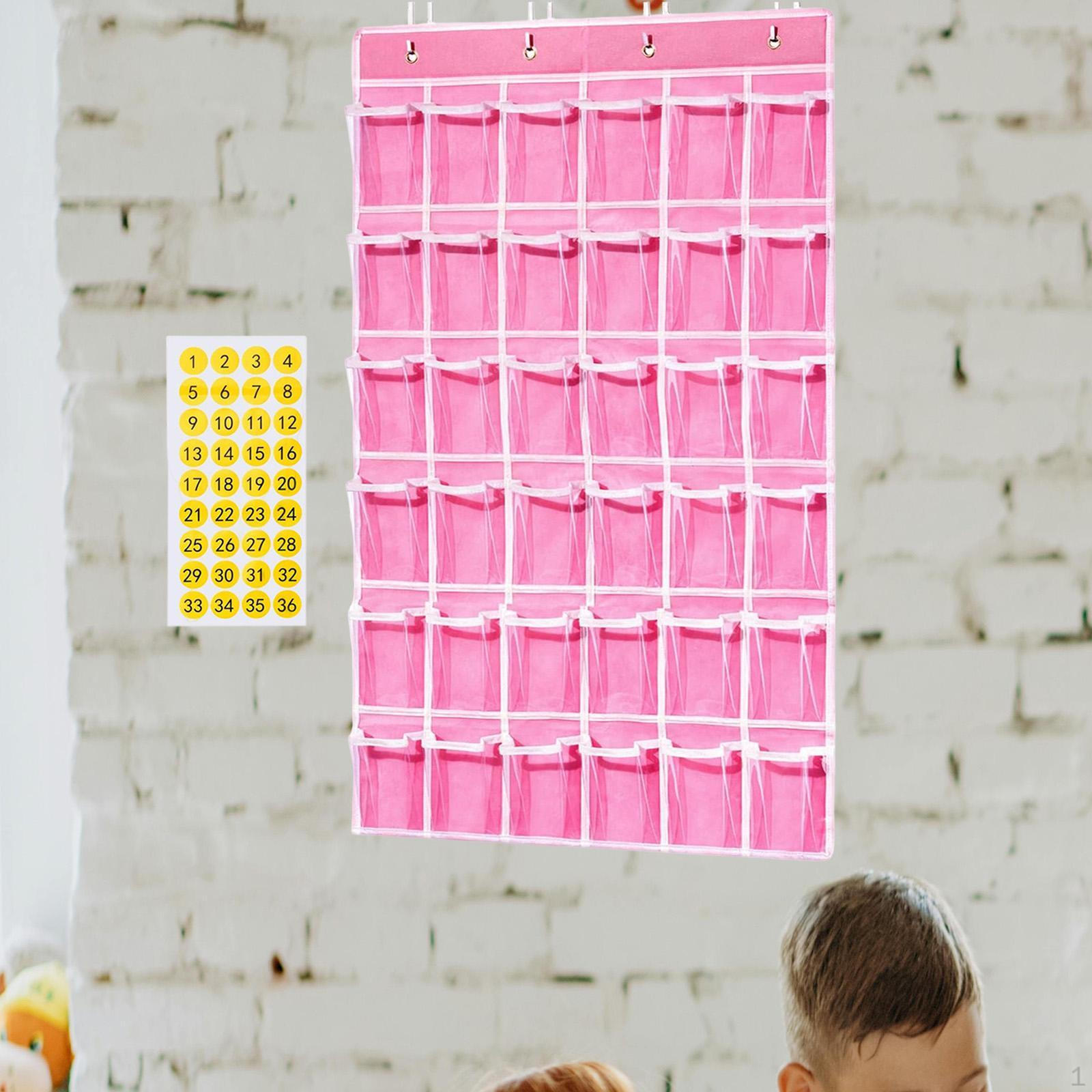 

Карманный органайзер для карточек для класса, многоцелевой настенный или дверной