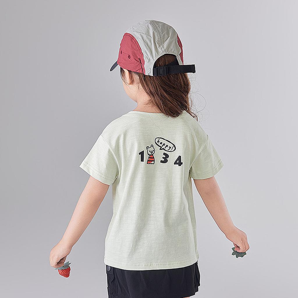 Breathable and Cute Printed 25 Summer Children's Versatile Fashion Casual Top for Infants and Girls' T-shirts