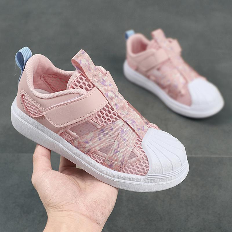 Summer Children Mesh Casual Shoes Girl Sneakers Non Slip Kids Sport Footwear Outdoor Comfortable Breathable Walking Shoes