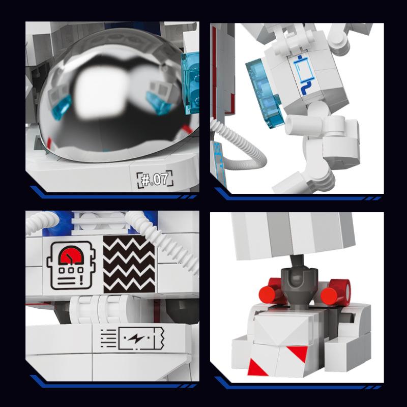 Yigao M3233 Astronaut Building Block Puzzle & Desktop Ornament