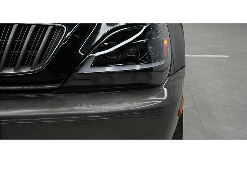 Upgraded Headlight Assembly for 98-02 Lexus RX: Sequential LED DRLs & Projector Lenses