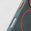 For  Premium Leather Magnetic Case for For Iphone 17 Air 16 14 1 13 16 Pro Max Alloy Len Shockproof Skin Texture Scrub Cover