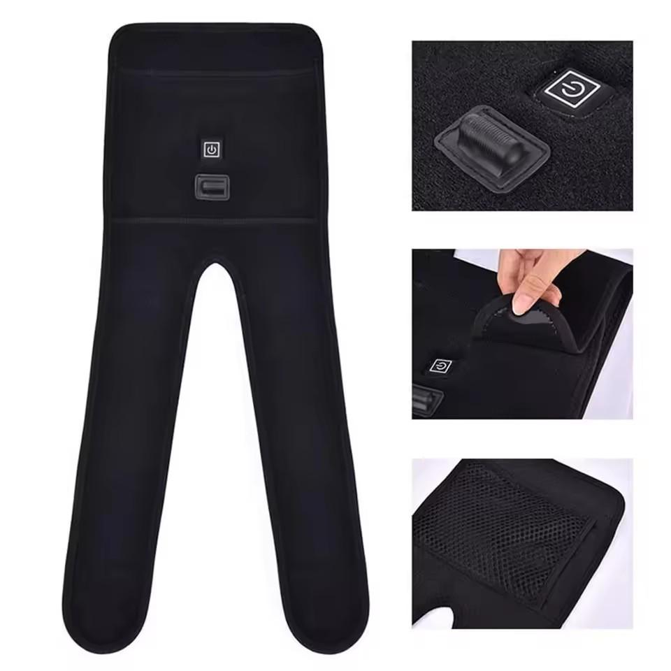Electric Heated Knee Massager Knee Brace Adjustable Heated Knee Pad Legs Warm Winter Thermal Knee Support Arthritis Pain Relief