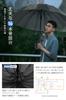 VIVICITY Long Umbrella for Men and Super 230T Glass Fiber with Teflon Automatic Opening Cane Suitable for Rain or Includes Storage Pouch Women,