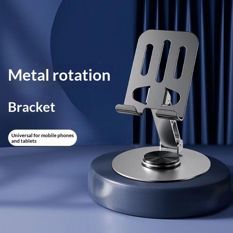 360° Rotatable Tablet Stand Adjustable Foldable Desktop Stand Holder Compatible For 4.7-12 Inch Tablet Phone Laptop Tablet