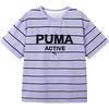 Puma T Shirt Purple White Unisex 353226117212-00371
