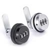 3-Digit Password Cabinet Lock Zinc Zinc Zinc Alloy File Drawer Locks with Screw Password Coded Lock  Cabinets