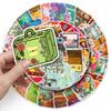 Retro Suitcase Stickers: 50 Cartoon Waterproof Graffiti Designs for Journals, Albums, and Cabinets