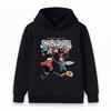 Kids Boys Girls Pullover Hoodie, Cute Cartoon Ice Hockey Team Printed Warm Casual Hooded Sweatshirt, Comfy Long Sleeve Pullover for Daily Wear Sports